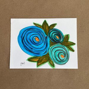 Original Artwork by Gamali Blank Note Card